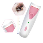 Women Makeup Electric Heated Eyelash Curler Long Lasting Eye Lash Perm Heated Eyelashes Clip Automatic Tool
