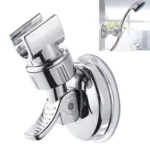 Adjustable Hand Shower Holder Suction Cup Holder Full Plating Head Bathroom Bracket Stable