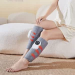 Electric Leg Massager with Heat Compression Blood Circulation Vibration Foot Calf Massager Machine for Joint Knee Pain Relief