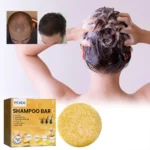Ginger Shampoo Soap Ginger Hair Regrowth Shampoo Bar Anti-Hair Loss Natural Ginger Shampoo Soap For All Hair Types