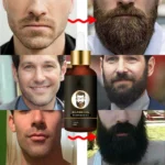 Haircube Men Fast Beard Growth Oil Natural Beard Growth Enhancer Thicker Oil Nourishing Leave-in Conditioner Beard