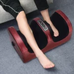 Electric Foot Massager Heating Therapy Muscle Relaxation Shiatsu Kneading Roller Pain Relief Foot Spa Machine