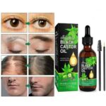 Black Castor Oil Nourishes Skin Massage Essential Oil Eyebrows Growth Prevents Skin Aging Hair Care Products