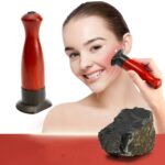 Electric Massager Bian Stone Heating Face Massage for Neck Tighten Lift Facial Skin Guasha Energy Stone Needle Warm Gua Sha
