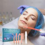 Portable Handheld High Frequency Skin Therapy Wand Machine for Acne Treatment Skin Tightening Wrinkle Reducing