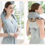 Electric Shoulder Kneading Massage Shawl Automatic Neck Back Massager Wireless Back Muscle Trapezius Relaxing