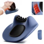 Heating Neck Massage Shoulder Neck Stretcher Massage Pillow Cervical Traction Device Muscle Relaxtion Relife Pain