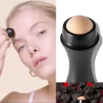 Roller Natural Volcanic Stone Facial Pore Cleaning Oil Removing Massage Body Stick Makeup Face Skin Care Tool