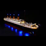 Titanic Boat Building Blocks Accessories Toys Lamp Set