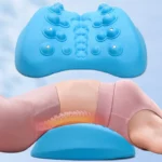 Lumbar Support Pillow Traction Straight Spine Relax Back Massage Waist Massager Back Stretcher Device Lumbar Massager