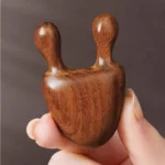 Nose Eye Facial Wood Gua Sha Lifting Tool Natural Sandalwood Wooden Meridians Acupoint Massage Multifunctional Face Body