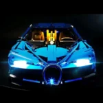 Racing building blocks Bugatti Veyron Roadster Rambo  high difficulty mechanical puzzle assembly toy