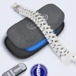 Electric Lumbar Traction Massager for Pain Relief Adjustable Intensity Vibration Intelligent Inflatable Back Posture Corrector