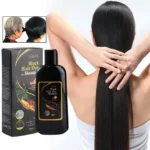 Natural Herbal Hair Dye Shampoo Color Shampoo for Gary Hair Dark Brown Black for Women Men Grey Coverage