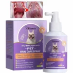 Pet Clean Teeth Spray Pet Clean Teeth Cleaning Spray For Dogs & Cats Pet Oral Spray Clean Teeth No Brushing Pet Oral