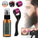 Natural Men Beard Growth Roller Kit Men's Beard Growth Oil Nourishing Enhancer Beard Oil Spray Anti Hair Loss