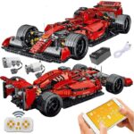 Technical  Remote Control Moter Power Sport Car Building Blocks Bricks Formula Speed Racing Sets Toys For Kids