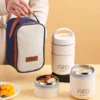 insulated lunch box for office workers, porridge cups, soup pots, portable breakfast boxes, classrooms and canteens.