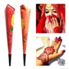 Temporary Indian Henna Tattoo Paste Waterproof Body Paint Henna Art Cream Cone for Stencil Mehndi Body Art