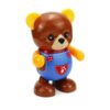 Funny Portable Lighted Dancing Baby Bear Toy with Music And LED Light Home Decor Baby Bear Toy Cartoon Animal Toy