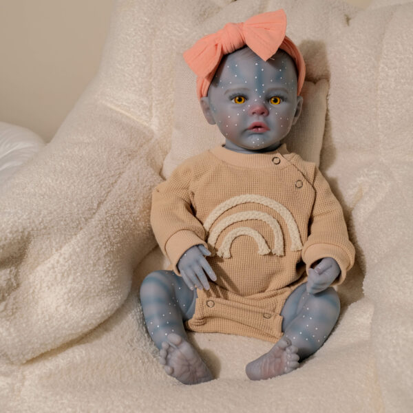 Body Avatar Meadow Girl Lifelike Reborn Toddler Newborn Doll Hand-Detailed Paint with 3D Visible Veins