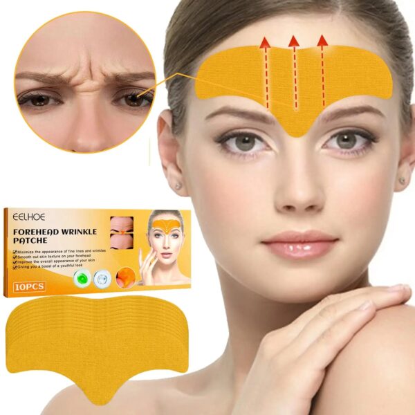 Wrinkle Patch Lightening Forehead Wrinkle Gel Patch Hydrolyzed Collagen Firming Mask Facial Skincare Stickers