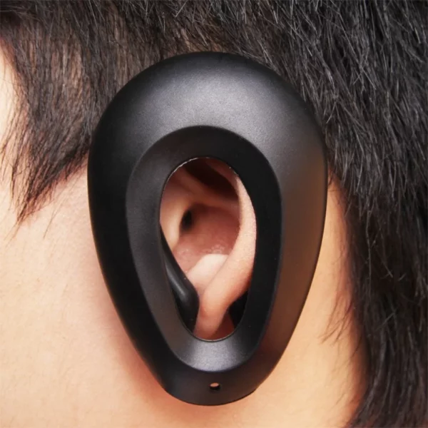 Profession Salon Hair Dye Hairdressing Ear Covers Black Earmuffs Prevent From Stain Ear Protectors Hair Color Styling Tools