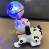 Electric Dancing Revolving Moving Sound Running Light Educational Stunt Dog Toy Doll Pet Gift for Boy Girl Baby