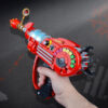 Red Call of Duty Ray Gun Model Bricks DIY Game Weapon Ray-guns Building Blocks Kit Props Toys For Birthday Gifts