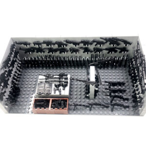 DIY Parts Military Base Building Blocks Sentinel Weapon Soldier Army Police MOC Scene Bricks Pack Construction Toys Boys Gifts