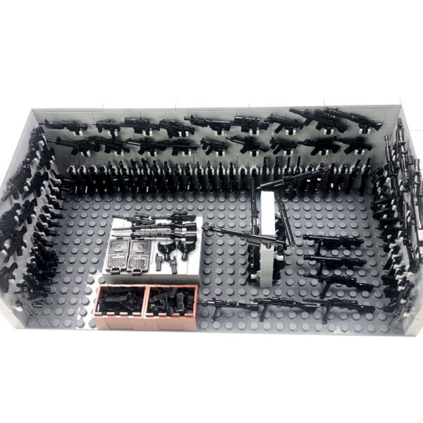 DIY Parts Military Base Building Blocks Sentinel Weapon Soldier Army Police MOC Scene Bricks Pack Construction Toys Boys Gifts