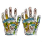 Foot Acupressure Sock Massaging Reflexology Sock Glove Knitting Point Tool Hand Covers Man