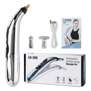 Electronic Acupuncture Pen Point Massager Electric Meridian Laser Therapy Heal Massage Pen Face Energy Pen