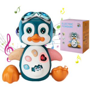 Toys Baby Crawling Toys Musical Penguin Infant Moving Walking Dancing Toys with Light Kids