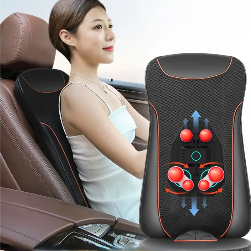 Car Massager Shoulder Neck Waist Back Cushion Multifunctional Whole Body Electric Cervical Spine Car Cushion