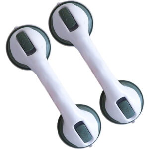 Handle Grab Bars Ultra Grip Dual Locking Safety Suction Cups Helping Handle Anti Slip Support for Toilet Bathroom