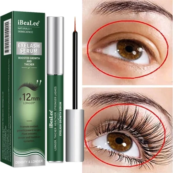 Fast Eyelash Growth Serum Natural Eyelash Enhancer Longer Fuller Thicker Lashes Hair Growth Products Eye Care Makeup