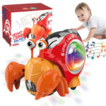 Tummy Time Early Learning Educational Toys Babies Sensory Induction with Light Up Music Toys for Kids