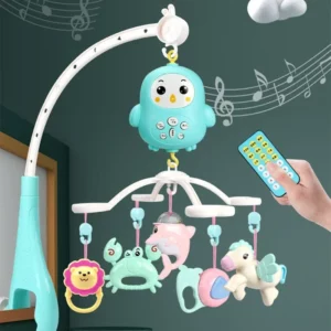 Baby Crib Mobiles Rattles Music Educational Toys Bed Bell Carousel For Cots Infant Baby Toy  Newborns Toddler Toy