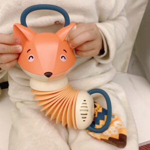 Electronic Accordion Baby Crib Pendant Bed Bell Stroller Toddler Rattles Sensory For Newborn Toys