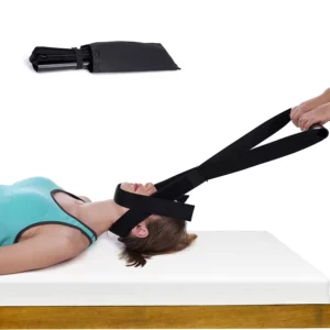 Y-shaped Updated Iron Pipe Neck Cervical Traction Belt Therapy Stretching Decompression Spinal Correction Brace