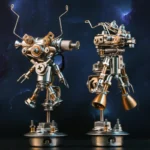 DIY Metal Puzzle Mechanical Alien Mech Building Kits Mini Jigsaw Puzzles Assembly Toys for Adults Collection Gifts
