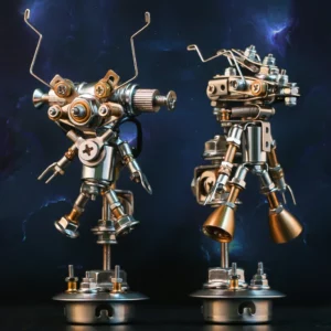 DIY Metal Puzzle Mechanical Alien Mech Building Kits Mini Jigsaw Puzzles Assembly Toys for Adults Collection Gifts