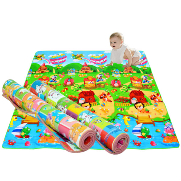 Baby Play Mat Double-sided Children Puzzle Pad Crawling Kids Rug Gym Soft Floor Game Carpet Toy