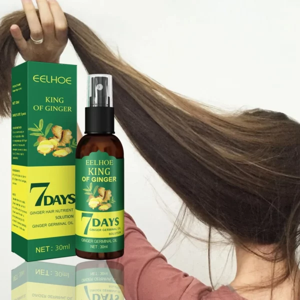 Ginger Hair Growth Essential Oil Effective Prevent Hair Loss Scalp Treatment Thicker Hair Care Products For Men Women