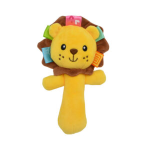 Baby Rattles Toys Soft Plush Hand Rattles Hand Grip Toys Stuffed Animal Rattles Shaker