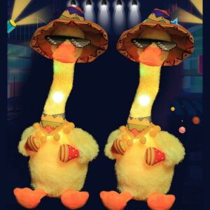 Toy Dancing Duck Repeat Talking Sing Toy Electronic Plush Toys Record Early Education
