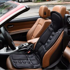 Full-Body Back Neck Waist Infrared Therapy Heated Massage Electric Vibrator Cushion Seat Car Home Office Massage Chair Mat Pad