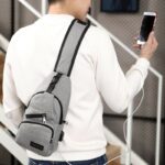 Shoulder Bag For Male Multifunction Crossbody Bag On Shoulder Men Travel Sling Bag Pack Messenger Pack Chest Bags Fashion