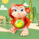 Electric Dancing Monkey Singing Cartoon Toys Swing Walking Monkey Toy Phone Musical Toys For Baby